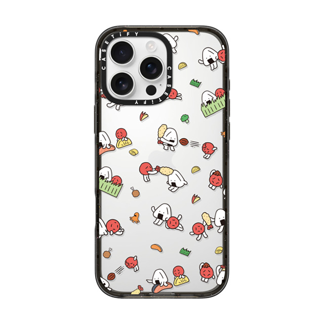 FURIIRAKUN x CASETiFY iPhone 16 Pro Max Case Sticker,Cartoon ブラック インパクトケース Onigiri & Umeboshi Bento Party by FURIIRAKUN Mother's Day FURIIRAKUN x CASETiFY iPhone 16 Pro Max Case Sticker,Cartoon ブラック インパクトケース Onigiri & Umeboshi Bento Party by FURIIRAKUN Mother's Day