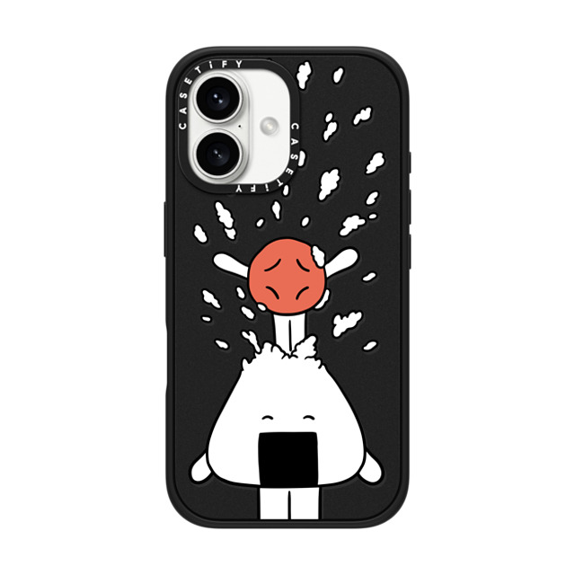 FURIIRAKUN x CASETiFY iPhone 16 Case Sticker,Cartoon Matte Black Impact Case MagSafe Compatible Onigiri & Umeboshi Pop out by FURIIRAKUN Father's Day FURIIRAKUN x CASETiFY iPhone 16 Case Sticker,Cartoon Matte Black Impact Case MagSafe Compatible Onigiri & Umeboshi Pop out by FURIIRAKUN Father's Day