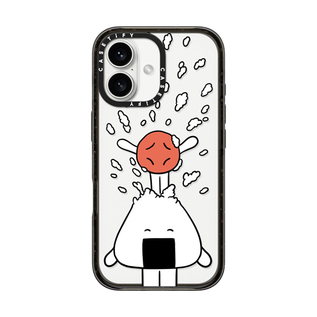 FURIIRAKUN x CASETiFY iPhone 16 Case Sticker,Cartoon Black Impact Case Onigiri & Umeboshi Pop out by FURIIRAKUN Father's Day FURIIRAKUN x CASETiFY iPhone 16 Case Sticker,Cartoon Black Impact Case Onigiri & Umeboshi Pop out by FURIIRAKUN Father's Day