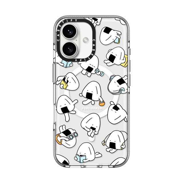 FURIIRAKUN x CASETiFY iPhone 16 ケース Sticker,Cartoon クリア クリア ケース MagSafe対応 Onigiri Day to day by FURIIRAKUN Father's Day FURIIRAKUN x CASETiFY iPhone 16 ケース Sticker,Cartoon クリア クリア ケース MagSafe対応 Onigiri Day to day by FURIIRAKUN Father's Day