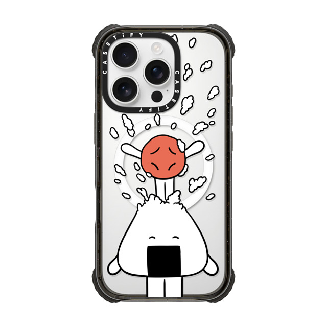 FURIIRAKUN x CASETiFY iPhone 16 Pro Case Sticker,Cartoon Black ウルトラ インパクトケース MagSafe 対応 Onigiri & Umeboshi Pop out by FURIIRAKUN Father's Day FURIIRAKUN x CASETiFY iPhone 16 Pro Case Sticker,Cartoon Black ウルトラ インパクトケース MagSafe 対応 Onigiri & Umeboshi Pop out by FURIIRAKUN Father's Day