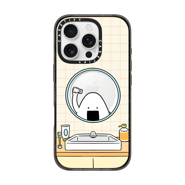 FURIIRAKUN x CASETiFY iPhone 16 Pro Case Cartoon,Food Black Impact Case MagSafe Compatible Onigiri morning routine by FURIIRAKUN Father's Day FURIIRAKUN x CASETiFY iPhone 16 Pro Case Cartoon,Food Black Impact Case MagSafe Compatible Onigiri morning routine by FURIIRAKUN Father's Day