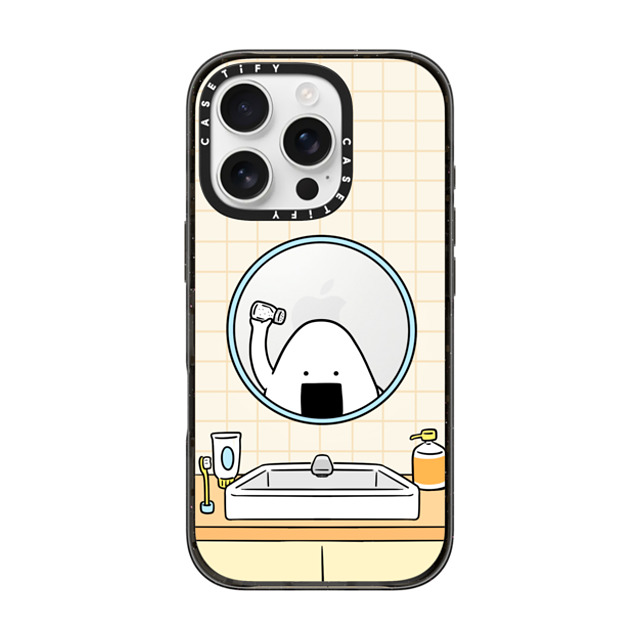 FURIIRAKUN x CASETiFY iPhone 16 Pro Case Cartoon,Food Black Impact Case Onigiri morning routine by FURIIRAKUN Father's Day FURIIRAKUN x CASETiFY iPhone 16 Pro Case Cartoon,Food Black Impact Case Onigiri morning routine by FURIIRAKUN Father's Day
