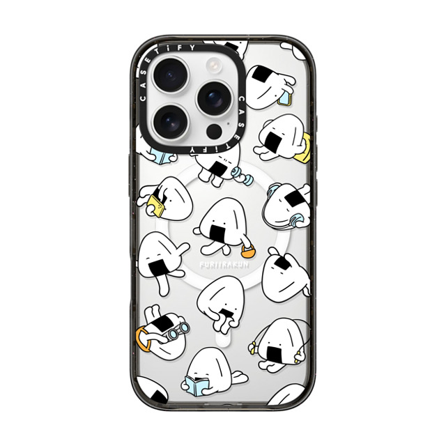 FURIIRAKUN x CASETiFY iPhone 16 Pro Case Sticker,Cartoon Black インパクトケース MagSafe対応 Onigiri Day to day by FURIIRAKUN Mother's Day FURIIRAKUN x CASETiFY iPhone 16 Pro Case Sticker,Cartoon Black インパクトケース MagSafe対応 Onigiri Day to day by FURIIRAKUN Mother's Day