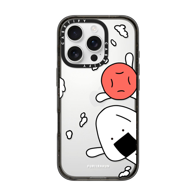 FURIIRAKUN x CASETiFY iPhone 16 Pro Case Sticker,Cartoon Black インパクトケース Onigiri & Umeboshi hello by FURIIRAKUN Mother's Day FURIIRAKUN x CASETiFY iPhone 16 Pro Case Sticker,Cartoon Black インパクトケース Onigiri & Umeboshi hello by FURIIRAKUN Mother's Day