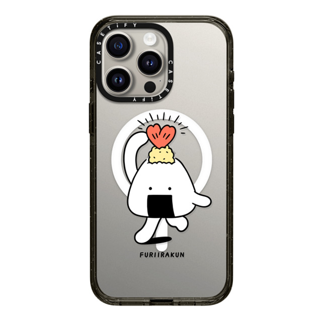 FURIIRAKUN x CASETiFY iPhone 15 Pro Max Case Cartoon,Food Black Impact Case MagSafe Compatible Onigiri Tenmusu by FURIIRAKUN Back to School FURIIRAKUN x CASETiFY iPhone 15 Pro Max Case Cartoon,Food Black Impact Case MagSafe Compatible Onigiri Tenmusu by FURIIRAKUN Back to School
