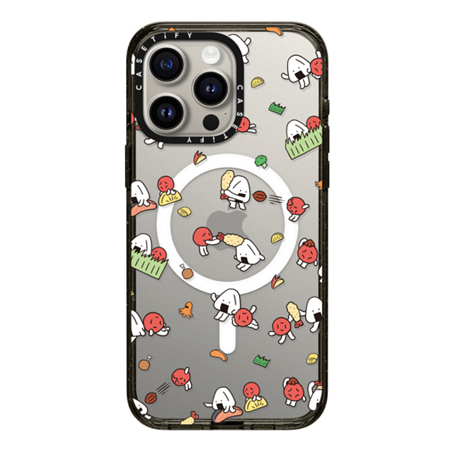 FURIIRAKUN x CASETiFY iPhone 15 Pro Max Case Sticker,Cartoon Black Impact Case MagSafe Compatible Onigiri & Umeboshi Bento Party by FURIIRAKUN Mother's Day FURIIRAKUN x CASETiFY iPhone 15 Pro Max Case Sticker,Cartoon Black Impact Case MagSafe Compatible Onigiri & Umeboshi Bento Party by FURIIRAKUN Mother's Day