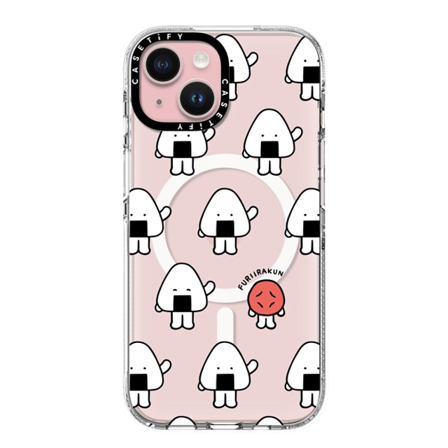 FURIIRAKUN x CASETiFY iPhone 15 Case Sticker,Cartoon Clear Clear Case MagSafe Compatible Onigiri & Umeboshi Monogram by FURIIRAKUN Mother's Day FURIIRAKUN x CASETiFY iPhone 15 Case Sticker,Cartoon Clear Clear Case MagSafe Compatible Onigiri & Umeboshi Monogram by FURIIRAKUN Mother's Day