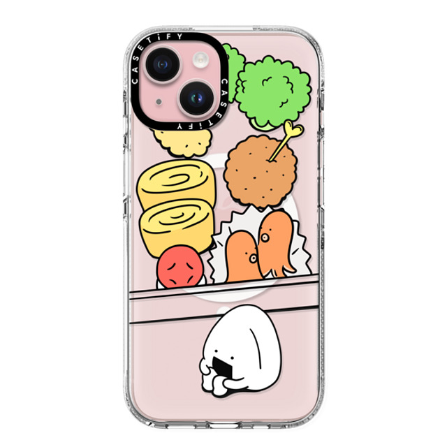 FURIIRAKUN x CASETiFY iPhone 15 Case Cartoon,Food Clear Clear Case MagSafe Compatible Onigiri Lonely Bento by FURIIRAKUN Mother's Day FURIIRAKUN x CASETiFY iPhone 15 Case Cartoon,Food Clear Clear Case MagSafe Compatible Onigiri Lonely Bento by FURIIRAKUN Mother's Day