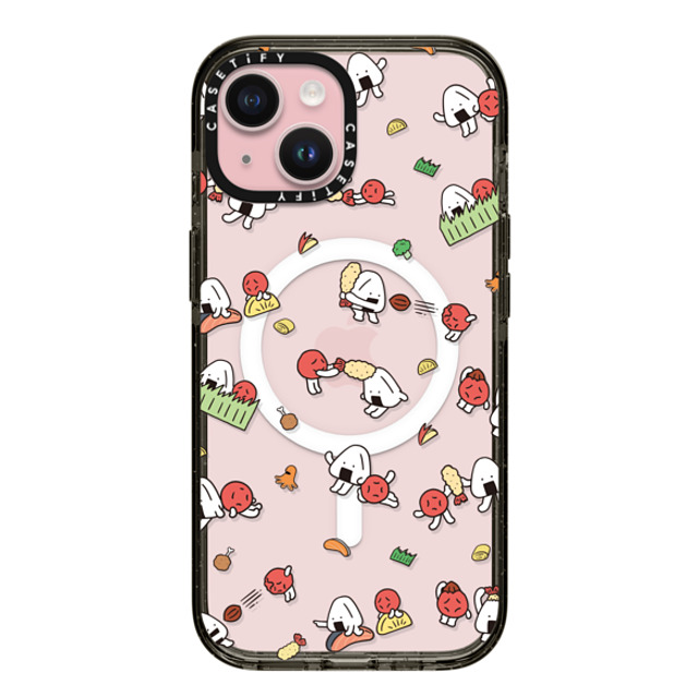 FURIIRAKUN x CASETiFY iPhone 15 Case Sticker,Cartoon Black Impact Case MagSafe Compatible Onigiri & Umeboshi Bento Party by FURIIRAKUN Mother's Day FURIIRAKUN x CASETiFY iPhone 15 Case Sticker,Cartoon Black Impact Case MagSafe Compatible Onigiri & Umeboshi Bento Party by FURIIRAKUN Mother's Day