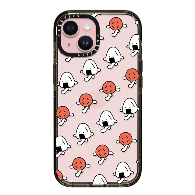 FURIIRAKUN x CASETiFY iPhone 15 ケース Sticker,Cartoon ブラック インパクトケース Onigiri & Umeboshi March by FURIIRAKUN Father's Day FURIIRAKUN x CASETiFY iPhone 15 ケース Sticker,Cartoon ブラック インパクトケース Onigiri & Umeboshi March by FURIIRAKUN Father's Day