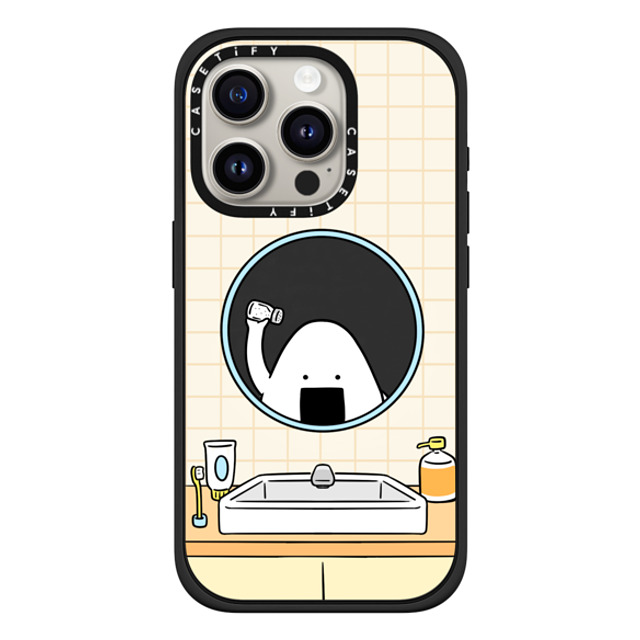 FURIIRAKUN x CASETiFY iPhone 15 Pro Case Cartoon,Food マットブラック Impact Case MagSafe Compatible Onigiri morning routine by FURIIRAKUN Mother's Day FURIIRAKUN x CASETiFY iPhone 15 Pro Case Cartoon,Food マットブラック Impact Case MagSafe Compatible Onigiri morning routine by FURIIRAKUN Mother's Day