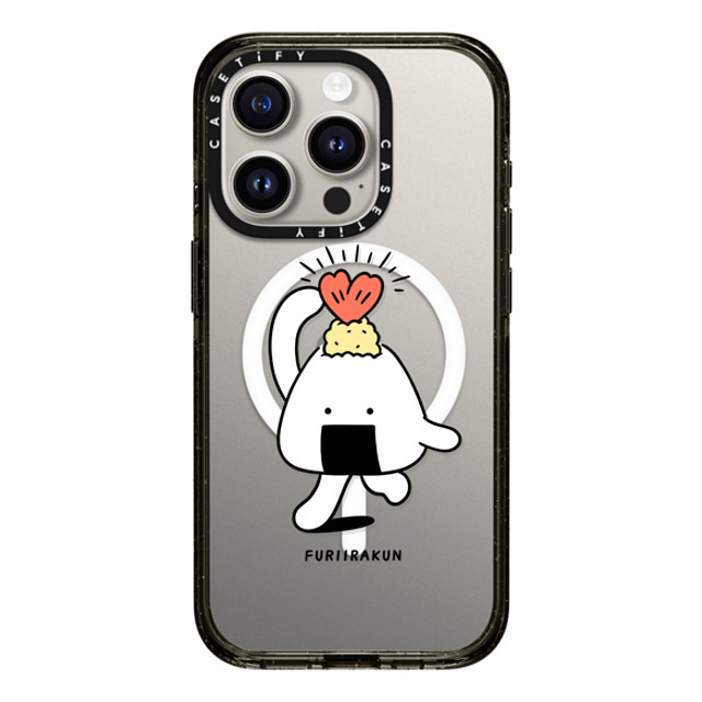 FURIIRAKUN x CASETiFY iPhone 15 Pro Case Cartoon,Food Black Impact Case MagSafe Compatible Onigiri Tenmusu by FURIIRAKUN Mother's Day FURIIRAKUN x CASETiFY iPhone 15 Pro Case Cartoon,Food Black Impact Case MagSafe Compatible Onigiri Tenmusu by FURIIRAKUN Mother's Day