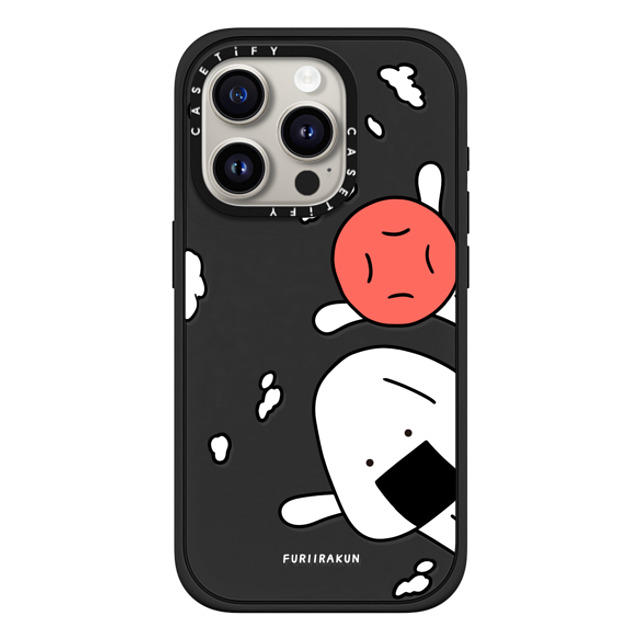 FURIIRAKUN x CASETiFY iPhone 15 Pro ケース Sticker,Cartoon マットブラック インパクトケース MagSafe対応 Onigiri & Umeboshi hello by FURIIRAKUN Father's Day FURIIRAKUN x CASETiFY iPhone 15 Pro ケース Sticker,Cartoon マットブラック インパクトケース MagSafe対応 Onigiri & Umeboshi hello by FURIIRAKUN Father's Day