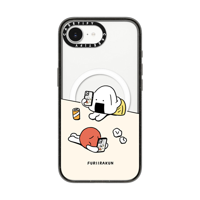 FURIIRAKUN x CASETiFY iPhone 16e Case Cartoon,Food Black Impact Case MagSafe Compatible Onigiri & Umeboshi Matching smartphone case by FURIIRAKUN Back to School FURIIRAKUN x CASETiFY iPhone 16e Case Cartoon,Food Black Impact Case MagSafe Compatible Onigiri & Umeboshi Matching smartphone case by FURIIRAKUN Back to School