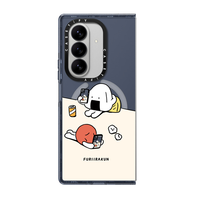 FURIIRAKUN x CASETiFY Galaxy Z Fold7 Case Cartoon,Food ネイビー マグネット式 インパクトケース Onigiri & Umeboshi Matching smartphone case by FURIIRAKUN New iPhone FURIIRAKUN x CASETiFY Galaxy Z Fold7 Case Cartoon,Food ネイビー マグネット式 インパクトケース Onigiri & Umeboshi Matching smartphone case by FURIIRAKUN New iPhone