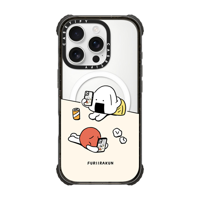 FURIIRAKUN x CASETiFY iPhone 16 Pro Case Black ウルトラ インパクトケース MagSafe 対応 Onigiri & Umeboshi Matching smartphone case by FURIIRAKUN FURIIRAKUN x CASETiFY iPhone 16 Pro Case Black ウルトラ インパクトケース MagSafe 対応 Onigiri & Umeboshi Matching smartphone case by FURIIRAKUN