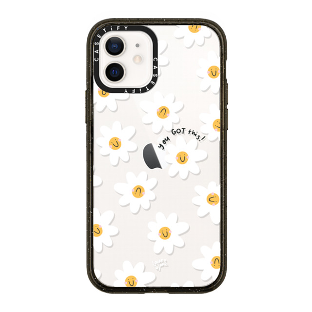 Laura Jane Illustrations x CASETiFY iPhone 12 ケース Floral,Rainbow ブラック インパクトケース Daisies by Laura Jane Illustrations Father's Day Laura Jane Illustrations x CASETiFY iPhone 12 ケース Floral,Rainbow ブラック インパクトケース Daisies by Laura Jane Illustrations Father's Day