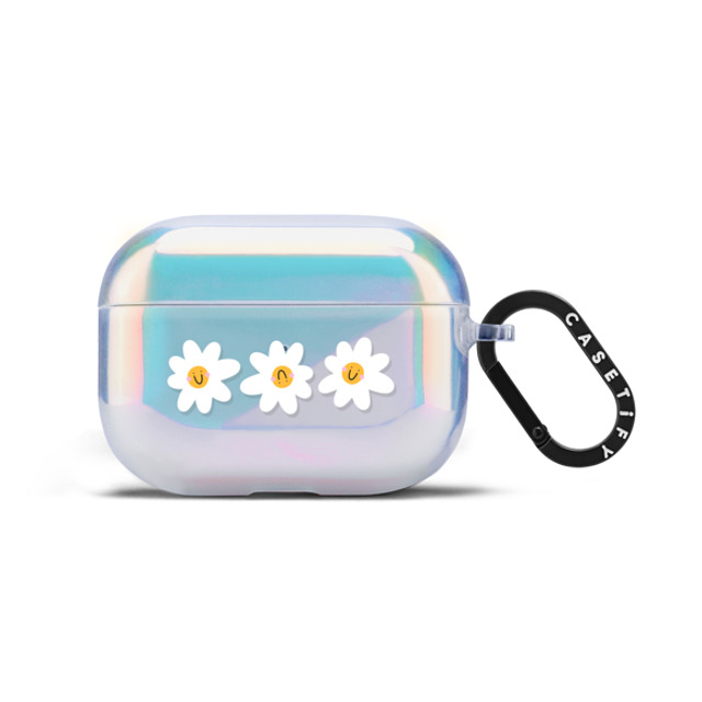 Laura Jane Illustrations x CASETiFY AirPods Pro オーロラ (レインボー) コンパクト ケース Daisies by Laura Jane Illustrations