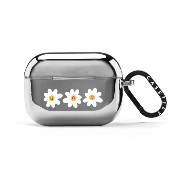 Laura Jane Illustrations x CASETiFY AirPods Pro Floral,Rainbow シルバー ミラー ケース Daisies by Laura Jane Illustrations Mother's Day Laura Jane Illustrations x CASETiFY AirPods Pro Floral,Rainbow シルバー ミラー ケース Daisies by Laura Jane Illustrations Mother's Day