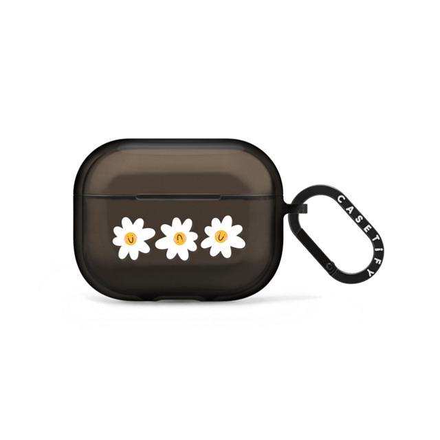 Laura Jane Illustrations x CASETiFY AirPods Pro 3 Floral,Rainbow ブラック インパクトケース Daisies by Laura Jane Illustrations Laura Jane Illustrations x CASETiFY AirPods Pro 3 Floral,Rainbow ブラック インパクトケース Daisies by Laura Jane Illustrations