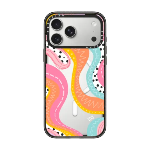 iPhone 17 Pro Max - Rainbow Doodle by Laura Jane Illustrations