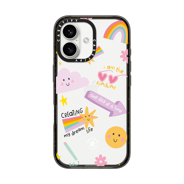 Laura Jane Illustrations x CASETiFY iPhone 16 Case Floral,Heart Black Impact Case Dreamer by Laura Jane Illustrations Mother's Day Laura Jane Illustrations x CASETiFY iPhone 16 Case Floral,Heart Black Impact Case Dreamer by Laura Jane Illustrations Mother's Day