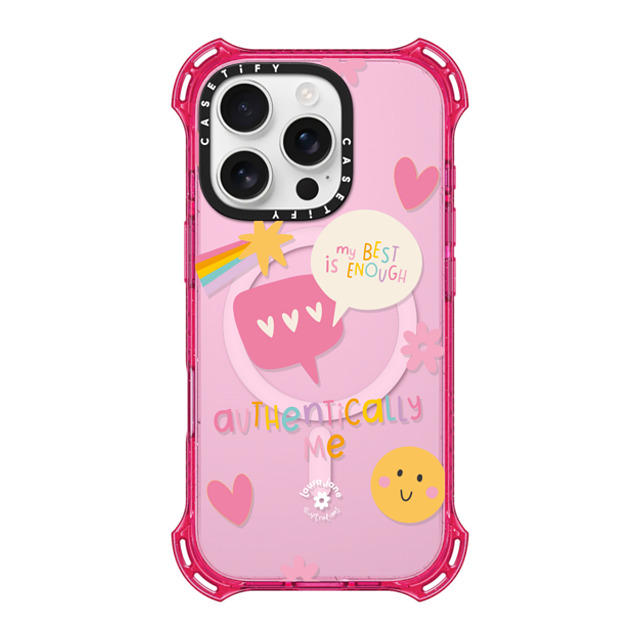 Laura Jane Illustrations x CASETiFY iPhone 16 Pro Case プリムローズ ピンク バウンスケース Authentically ME by Laura Jane Illustrations Laura Jane Illustrations x CASETiFY iPhone 16 Pro Case プリムローズ ピンク バウンスケース Authentically ME by Laura Jane Illustrations