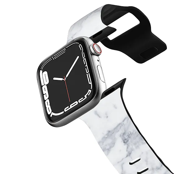 White marble outlet apple watch band