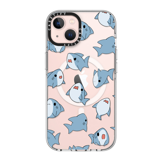 Leonarudo x CASETiFY iPhone 13 ケース クリア クリア ケース MagSafe対応 Normal Leonarudo pattern