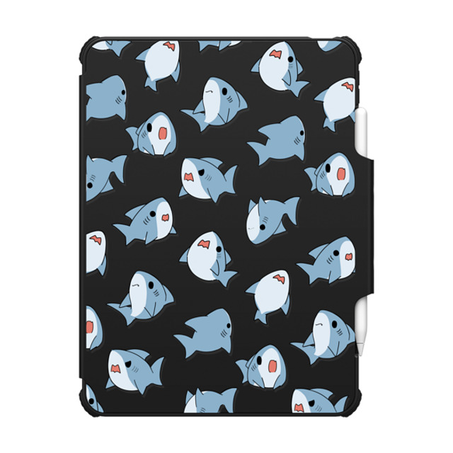 Leonarudo x CASETiFY iPad Air 11-inch (M2/M3) Black インパクト フォリオ ケース Normal Leonarudo pattern Leonarudo x CASETiFY iPad Air 11-inch (M2/M3) Black インパクト フォリオ ケース Normal Leonarudo pattern
