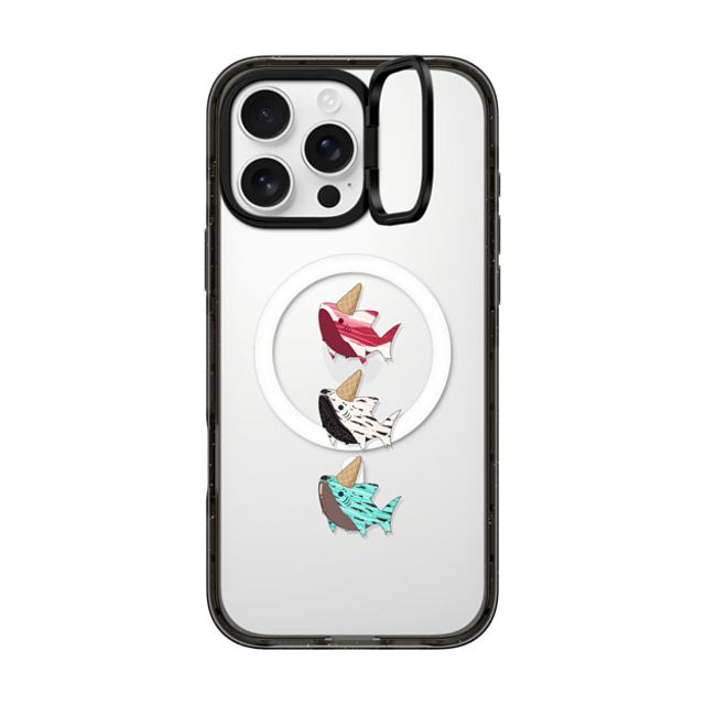 Leonarudo x CASETiFY iPhone 16 Pro Max ケース Cartoon,Food ブラック インパクトリングスタンドケース MagSafe対応 ice cream Leonarudo Father's Day Leonarudo x CASETiFY iPhone 16 Pro Max ケース Cartoon,Food ブラック インパクトリングスタンドケース MagSafe対応 ice cream Leonarudo Father's Day