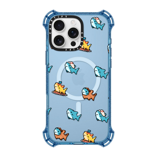 Leonarudo x CASETiFY iPhone 16 Pro Max Case ベイビーブルー バウンスケース pixel Leonarudo Leonarudo x CASETiFY iPhone 16 Pro Max Case ベイビーブルー バウンスケース pixel Leonarudo