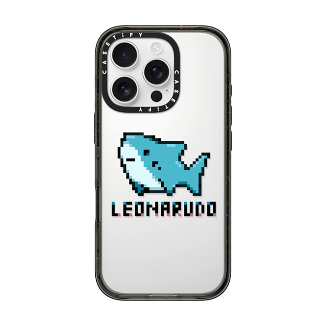 Leonarudo x CASETiFY iPhone 16 Pro ケース Cartoon ブラック インパクトケース Leonarudo Dot Back to School Leonarudo x CASETiFY iPhone 16 Pro ケース Cartoon ブラック インパクトケース Leonarudo Dot Back to School