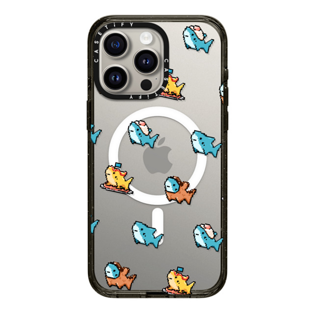 Leonarudo x CASETiFY iPhone 15 Pro Max ケース Cartoon ブラック インパクトケース MagSafe対応 pixel Leonarudo Back to School Leonarudo x CASETiFY iPhone 15 Pro Max ケース Cartoon ブラック インパクトケース MagSafe対応 pixel Leonarudo Back to School