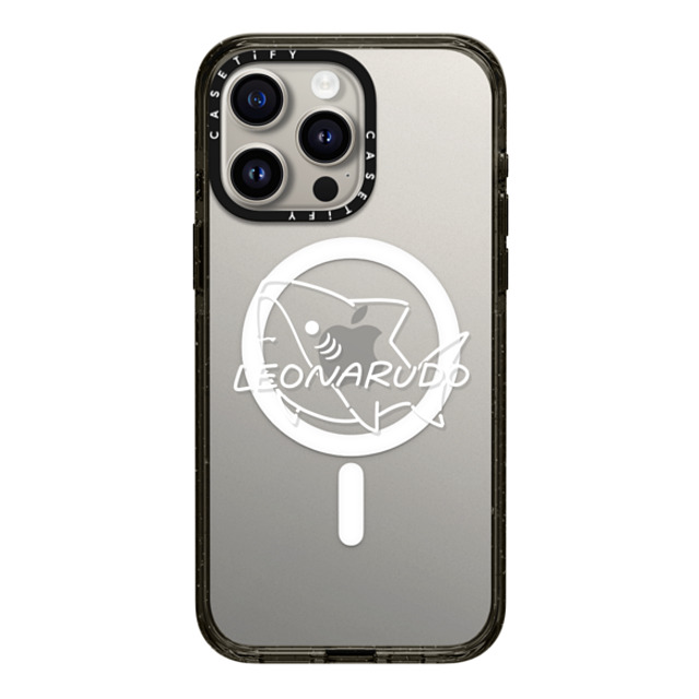 Leonarudo x CASETiFY iPhone 15 Pro Max Case Cartoon Black Impact Case MagSafe Compatible Simple Leonarudo Father's Day Leonarudo x CASETiFY iPhone 15 Pro Max Case Cartoon Black Impact Case MagSafe Compatible Simple Leonarudo Father's Day