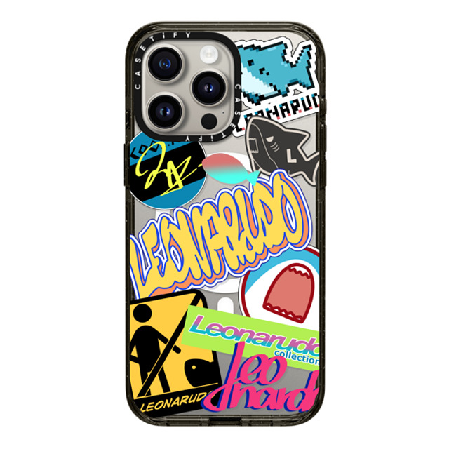 Leonarudo x CASETiFY iPhone 15 Pro Max Case Cartoon,Street Art Black Impact Case MagSafe Compatible street Leonarudo Father's Day Leonarudo x CASETiFY iPhone 15 Pro Max Case Cartoon,Street Art Black Impact Case MagSafe Compatible street Leonarudo Father's Day