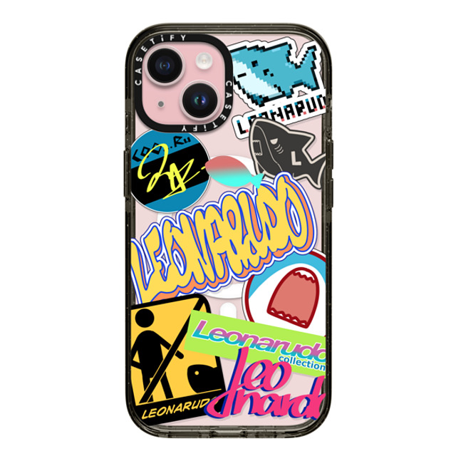 Leonarudo x CASETiFY iPhone 15 Case Cartoon,Street Art ブラック インパクトケース MagSafe対応 street Leonarudo Mother's Day Leonarudo x CASETiFY iPhone 15 Case Cartoon,Street Art ブラック インパクトケース MagSafe対応 street Leonarudo Mother's Day
