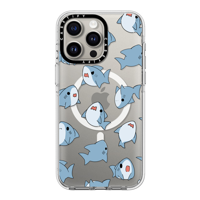 Leonarudo x CASETiFY iPhone 15 Pro Max ケース クリア クリア ケース MagSafe対応 Normal Leonarudo pattern