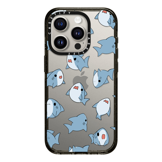 Leonarudo x CASETiFY iPhone 15 Pro ケース ブラック インパクトケース Normal Leonarudo pattern