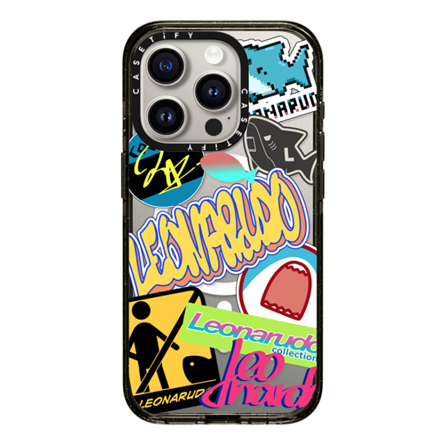 Leonarudo x CASETiFY iPhone 15 Pro Case Cartoon,Street Art Black Impact Case MagSafe Compatible street Leonarudo Mother's Day Leonarudo x CASETiFY iPhone 15 Pro Case Cartoon,Street Art Black Impact Case MagSafe Compatible street Leonarudo Mother's Day
