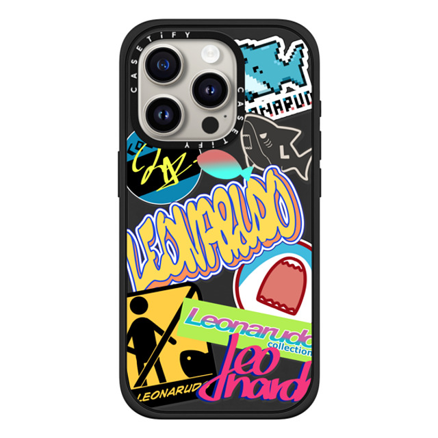 Leonarudo x CASETiFY iPhone 15 Pro Case Cartoon,Street Art マットブラック Impact Case MagSafe Compatible street Leonarudo Mother's Day Leonarudo x CASETiFY iPhone 15 Pro Case Cartoon,Street Art マットブラック Impact Case MagSafe Compatible street Leonarudo Mother's Day