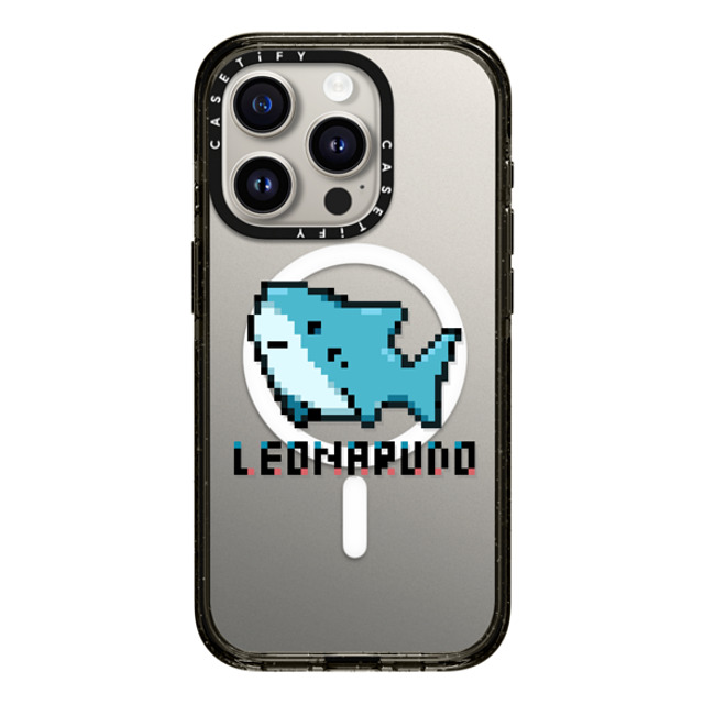 Leonarudo x CASETiFY iPhone 15 Pro Case Cartoon Black Impact Case MagSafe Compatible Leonarudo Dot Back to School Leonarudo x CASETiFY iPhone 15 Pro Case Cartoon Black Impact Case MagSafe Compatible Leonarudo Dot Back to School