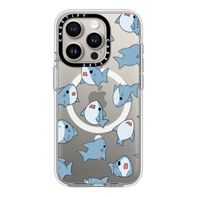 Leonarudo x CASETiFY iPhone 15 Pro ケース クリア クリア ケース MagSafe対応 Normal Leonarudo pattern