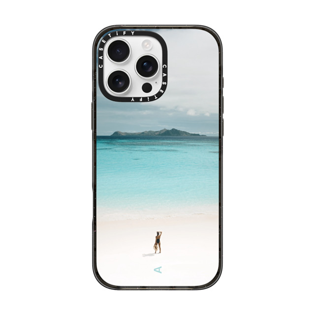 aquabumps x CASETiFY iPhone 16 Pro Max ケース ブラック インパクトケース Sea Level Father's Day aquabumps x CASETiFY iPhone 16 Pro Max ケース ブラック インパクトケース Sea Level Father's Day