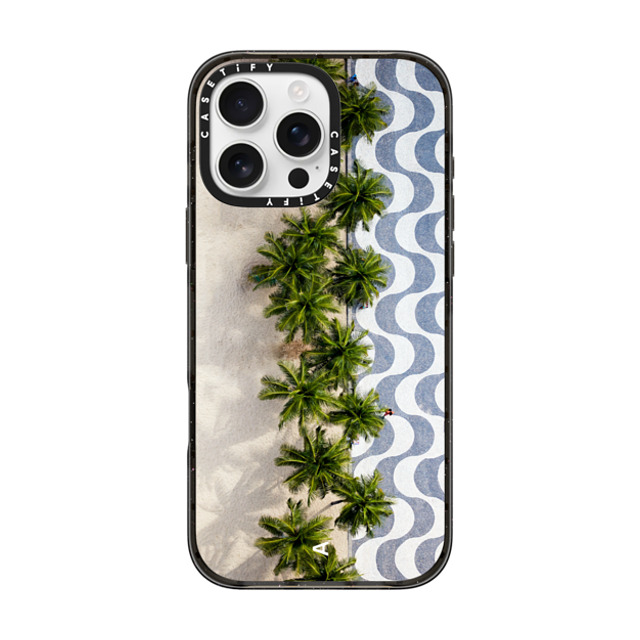 aquabumps x CASETiFY iPhone 16 Pro Max ケース ブラック インパクトケース MagSafe対応 Copa Pavers, Rio Back to School aquabumps x CASETiFY iPhone 16 Pro Max ケース ブラック インパクトケース MagSafe対応 Copa Pavers, Rio Back to School