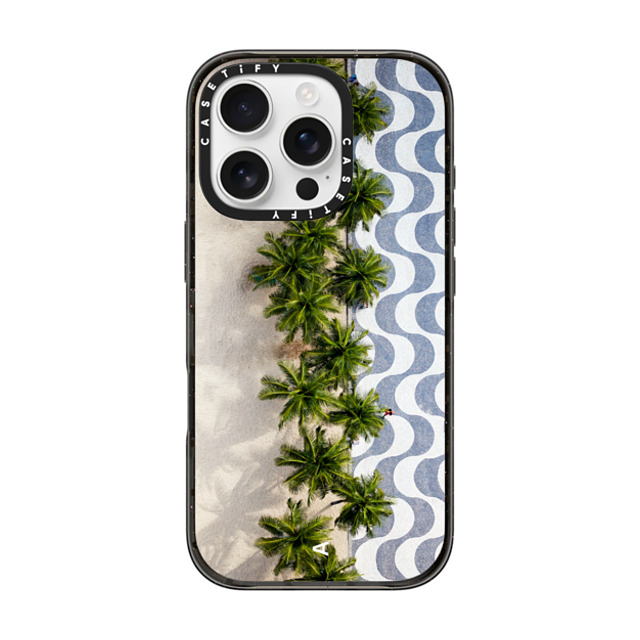 aquabumps x CASETiFY iPhone 16 Pro ケース ブラック インパクトケース Copa Pavers, Rio Back to School aquabumps x CASETiFY iPhone 16 Pro ケース ブラック インパクトケース Copa Pavers, Rio Back to School