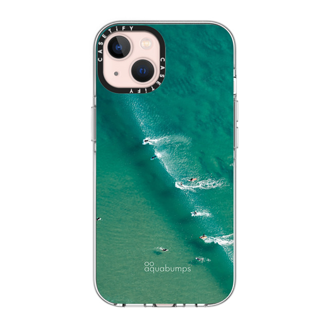 aquabumps x CASETiFY iPhone 13 ケース クリア クリア ケース MagSafe対応 Wave Break by Aquabumps