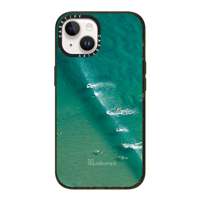 aquabumps x CASETiFY iPhone 14 ケース ブラック インパクトケース Wave Break by Aquabumps