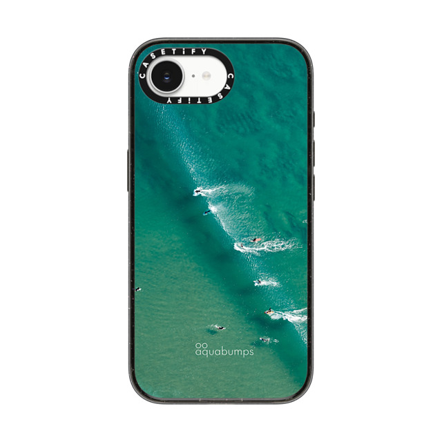 aquabumps x CASETiFY iPhone 16e ケース ブラック インパクトケース MagSafe対応 Wave Break Back to School aquabumps x CASETiFY iPhone 16e ケース ブラック インパクトケース MagSafe対応 Wave Break Back to School